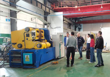 俄羅斯客戶來廠驗收自適應脈沖閃光對焊機 俄羅斯客戶來廠驗收自適應脈沖閃光對焊機