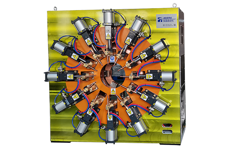 管樁套箍環形多頭點焊機