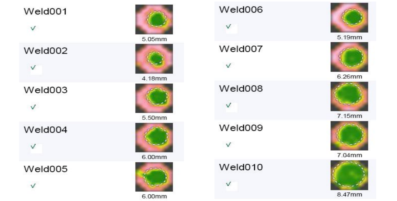 鋁點焊超聲波檢測