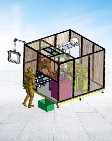 汽車配件螺母全自動機器人焊接系統