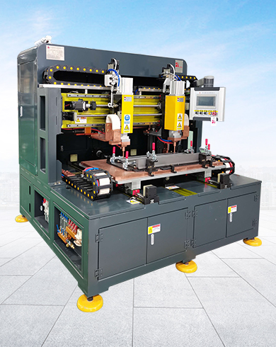 貨架層板加強筋雙頭自動點焊機