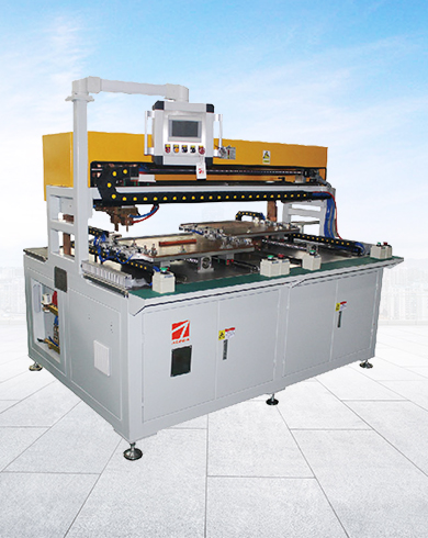 切割機面板與加強筋自動點凸焊機