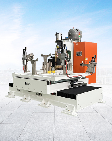 電池包底板螺柱自動凸焊機