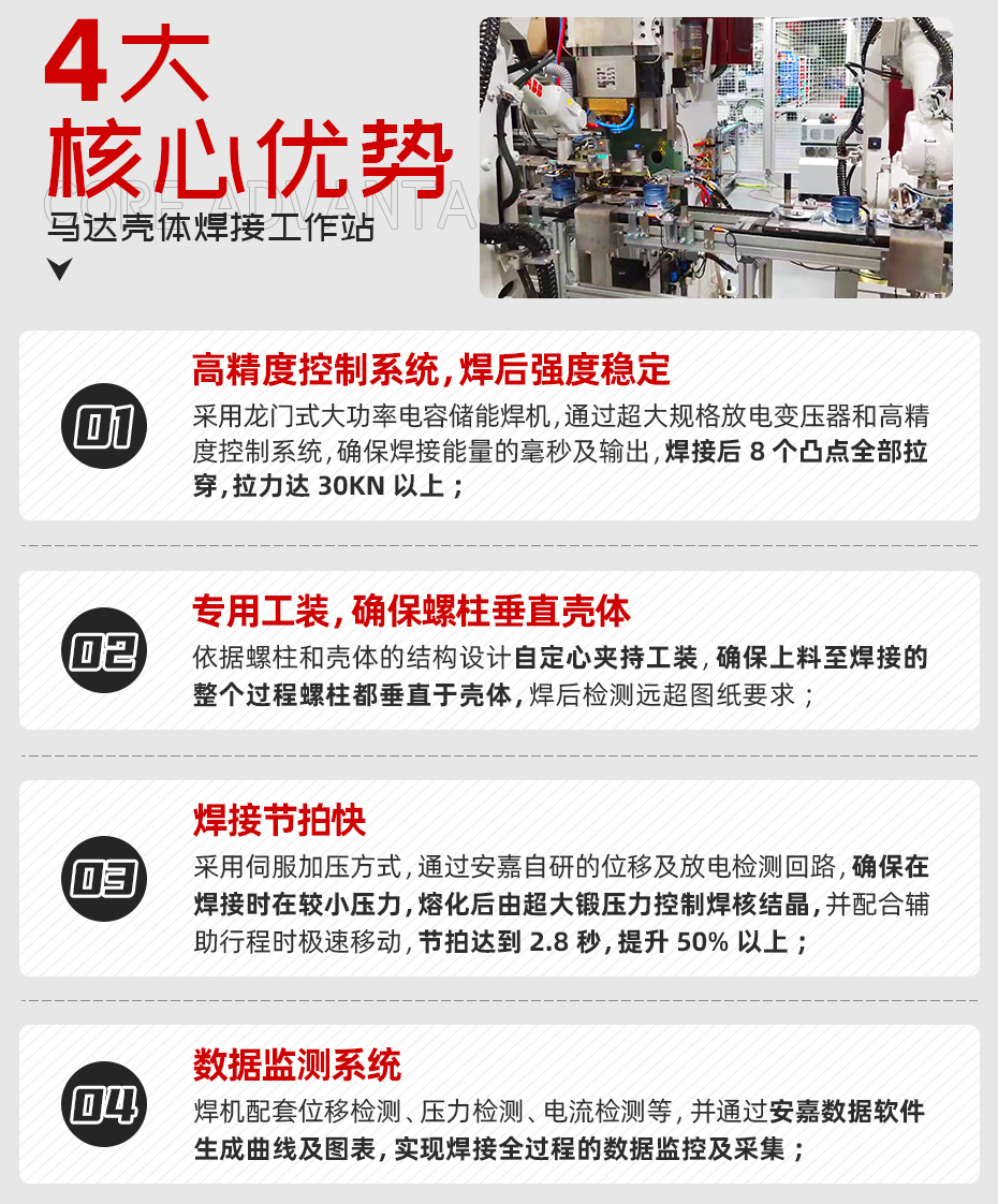 馬達殼體焊接工作站核心優勢